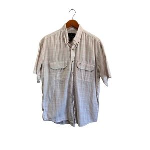 Browning L White and Pink Button Up Shirt #1162